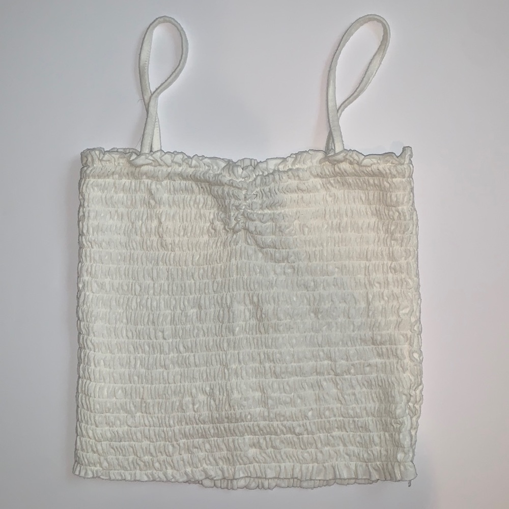 Brandy Melville White Crop Top Small